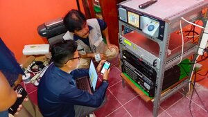 KUNJUNGAN MONITORING BALAI MONITORING SPEKTRUM RADIO JAYAPURA
