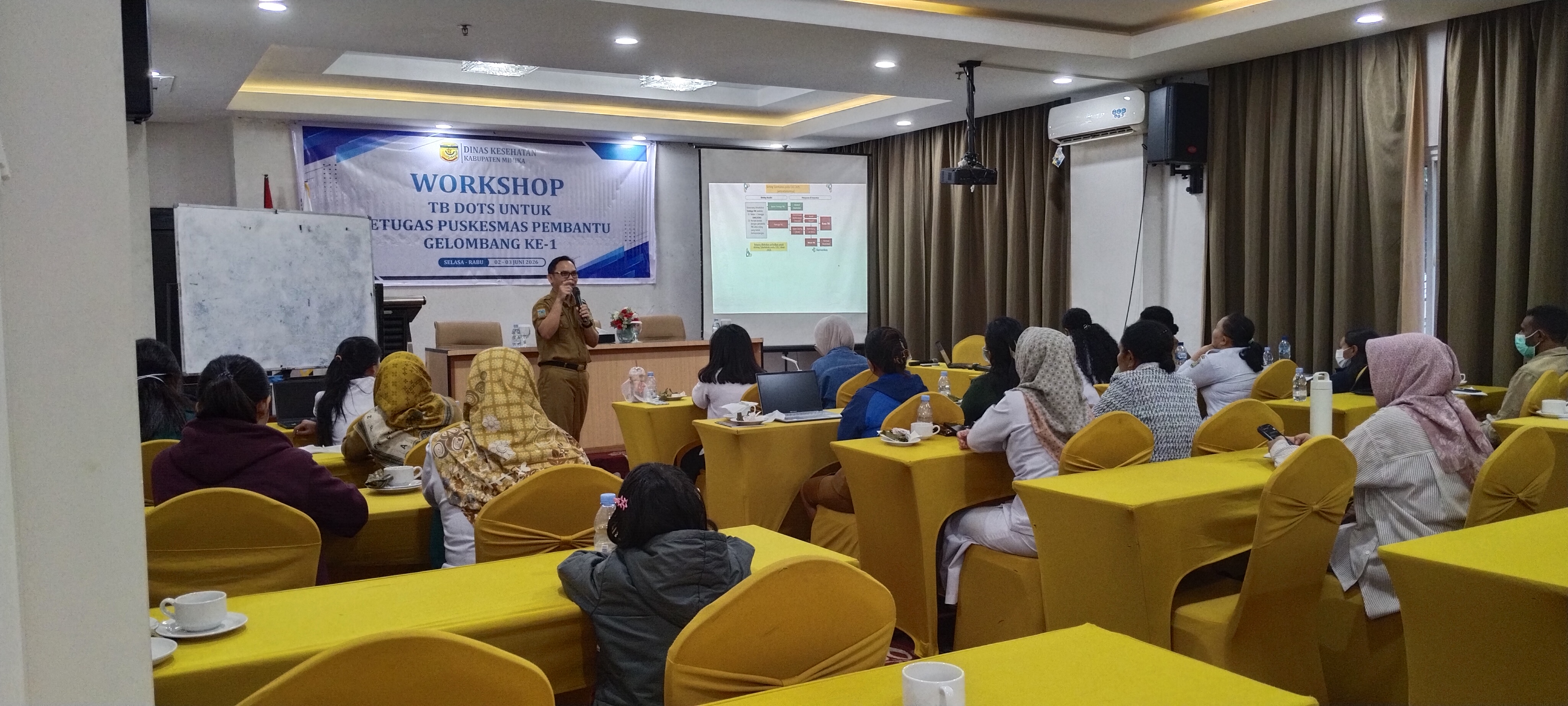 Dinkes Mimika Perkuat Layanan TBC Hingga Kampung Melalui Pelatihan Petugas Pustu